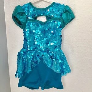 3t/4t Curtain Call Dance Costume Sequined Leotard